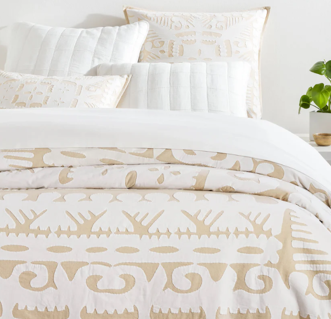 Knight Wood Cutwork Coverlet