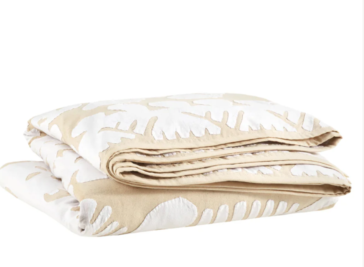 Knight Wood Cutwork Coverlet