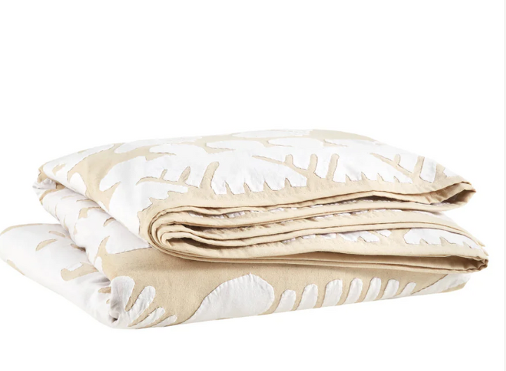 Knight Wood Cutwork Coverlet