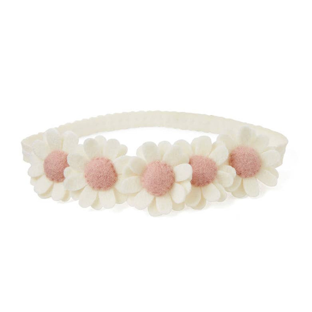 Flowers Cream Headband