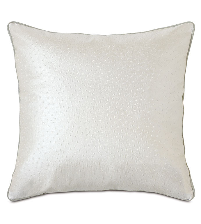 Danae Faux Ostrich Decorative Pillow