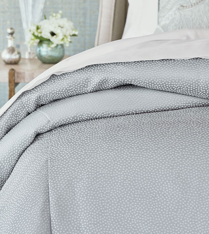 Danae Metallic Polka Dots Duvet Cover