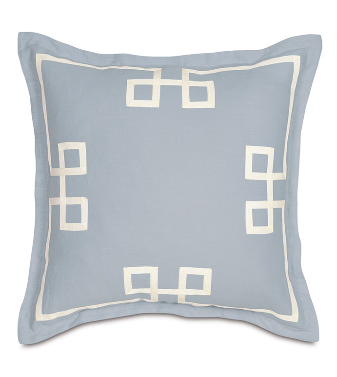 Resort Sky Fret Decorative Pillow