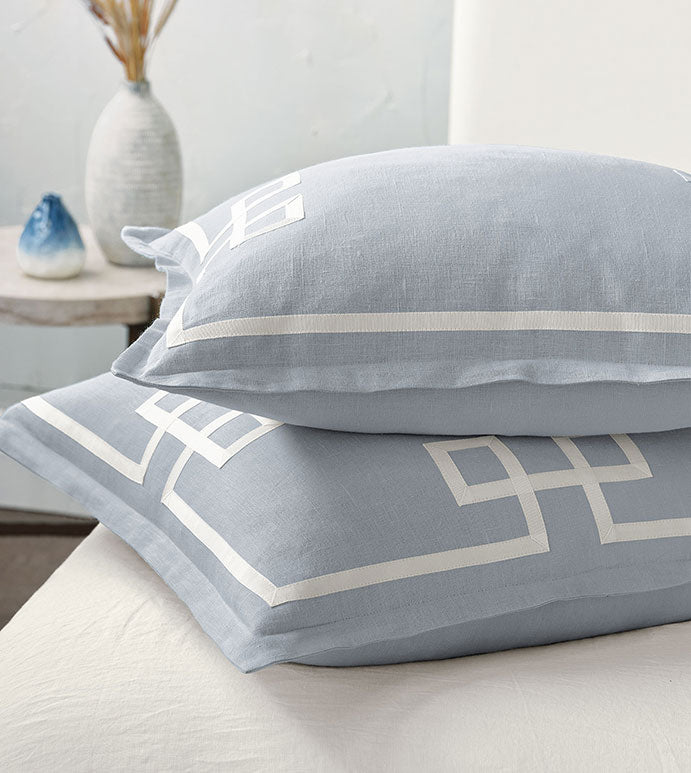 Resort Sky Fret Decorative Pillow