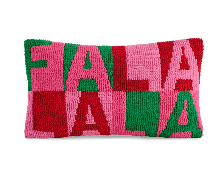 Shiraleah "Fa La La" Tufted Pillow | Multi