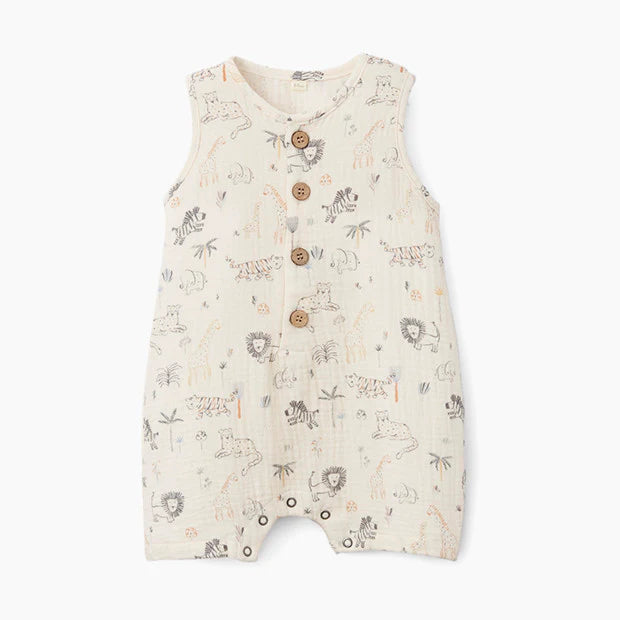 Jungle Print Shortall