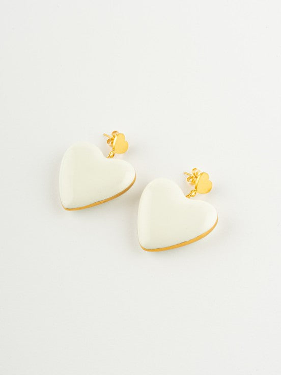 Valentine's Big Heart Earrings