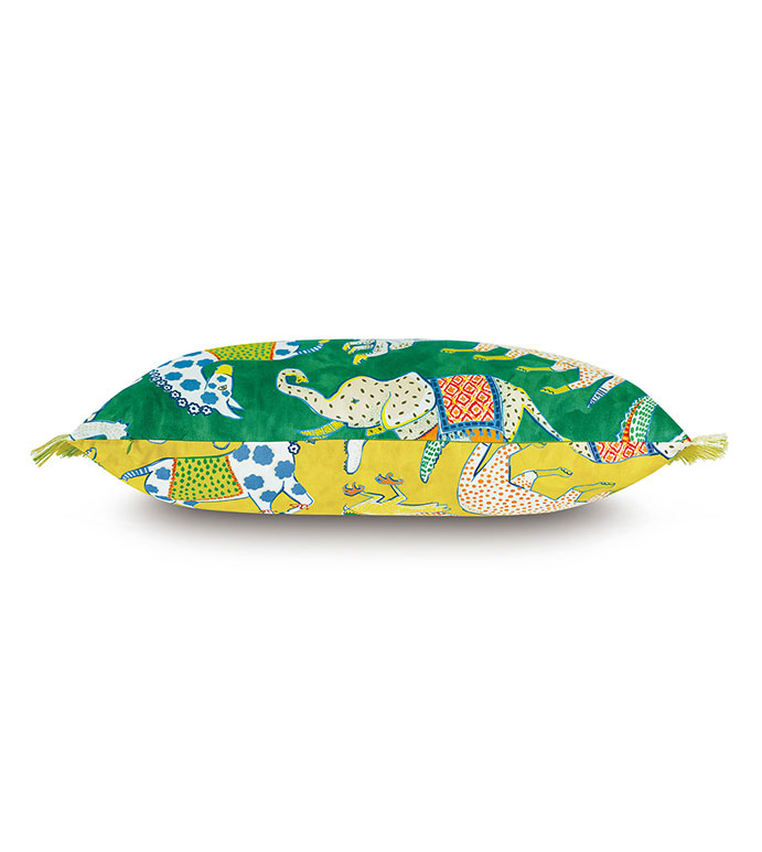 Hullabaloo Brush Fringe Decorative Pillow