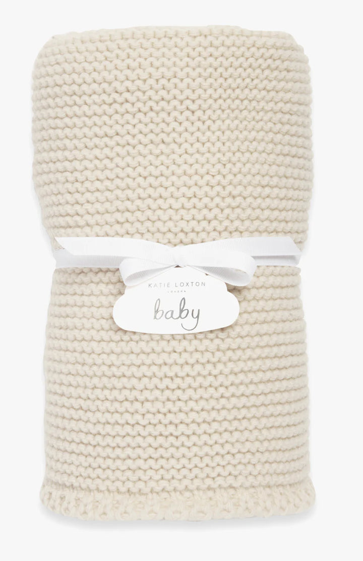 Cotton Knit Baby Blanket