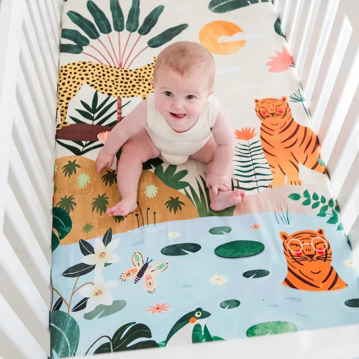 In The Jungle Crib Sheet