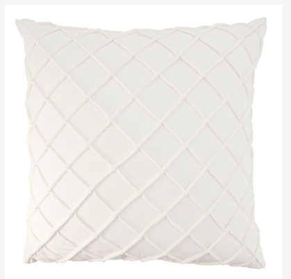 Velvet Corded Pillow - Down Filled