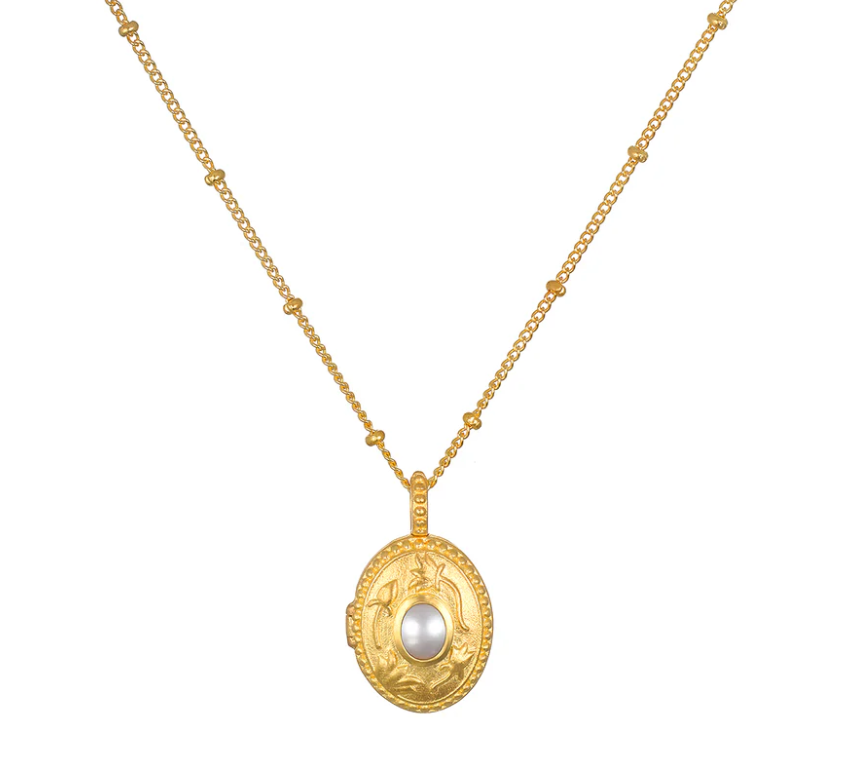 Birthstone Locket Necklace