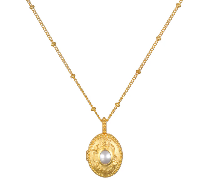Birthstone Locket Necklace