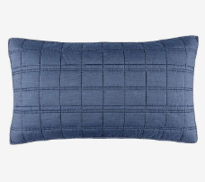 Liam Denim Quilted Sham