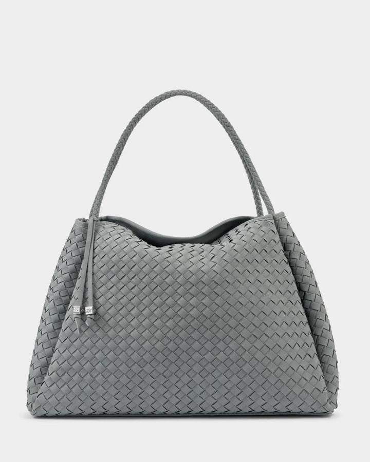 Nova Hand Woven Large Shoulder Bag / Cherry Mixed