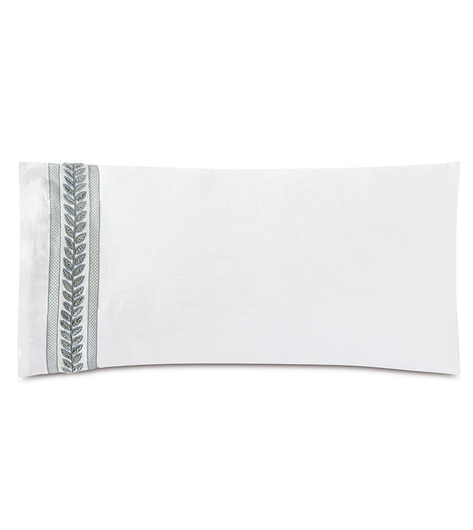 Amberlynn Velvet Leaf Decorative Pillow