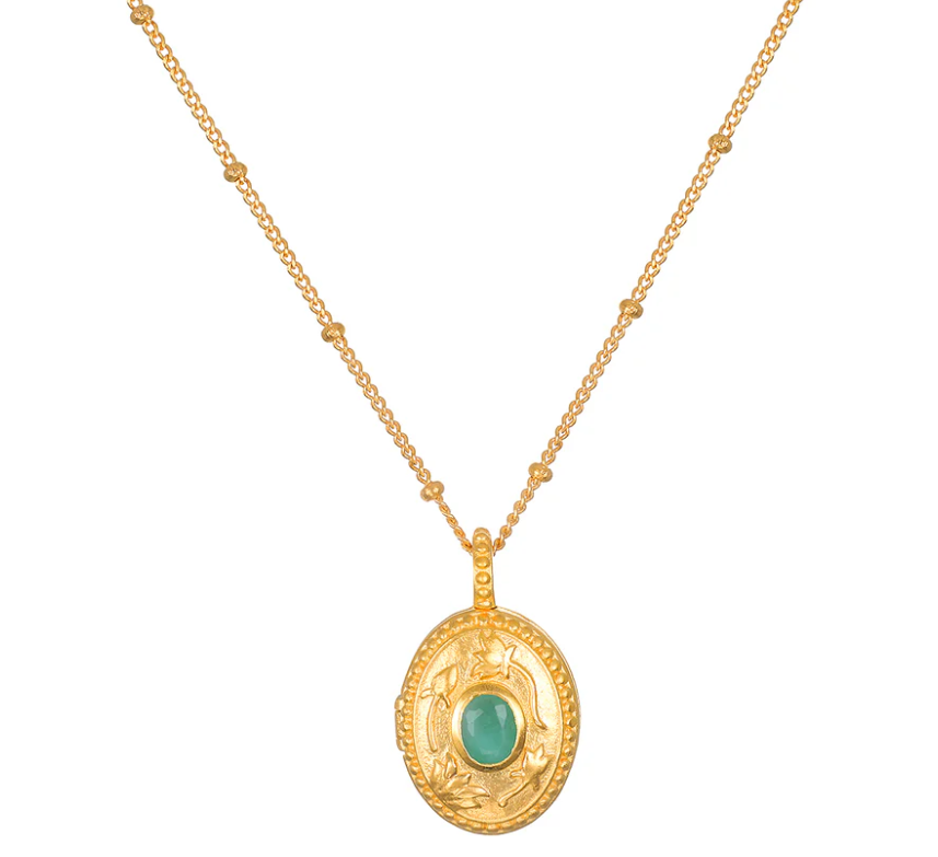 Birthstone Locket Necklace