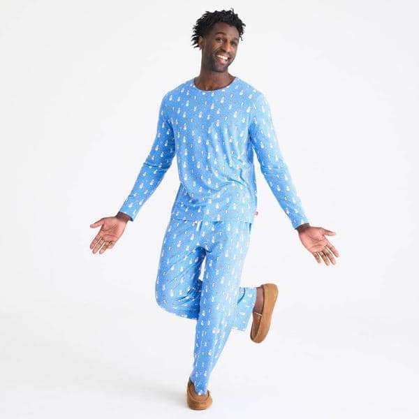 Snow Much Fun Men Long Sleve Pajama Set