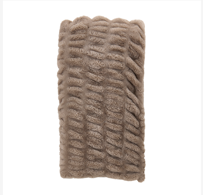 Faux Rabbit Fur Throw 50"X60" Oblong