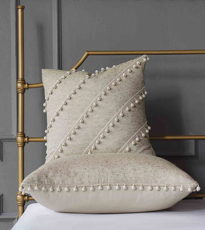 Marceau Gold Dotted Decorative Sham