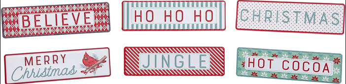 Enml Jolly Word Stand W/Easel 6 Assorted