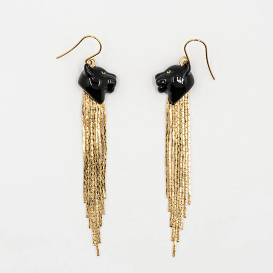 Black Panther Tribe Earrings