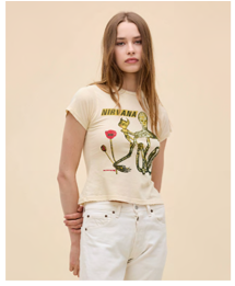 Nirvana Incesticide Vintage Tee - Parchment