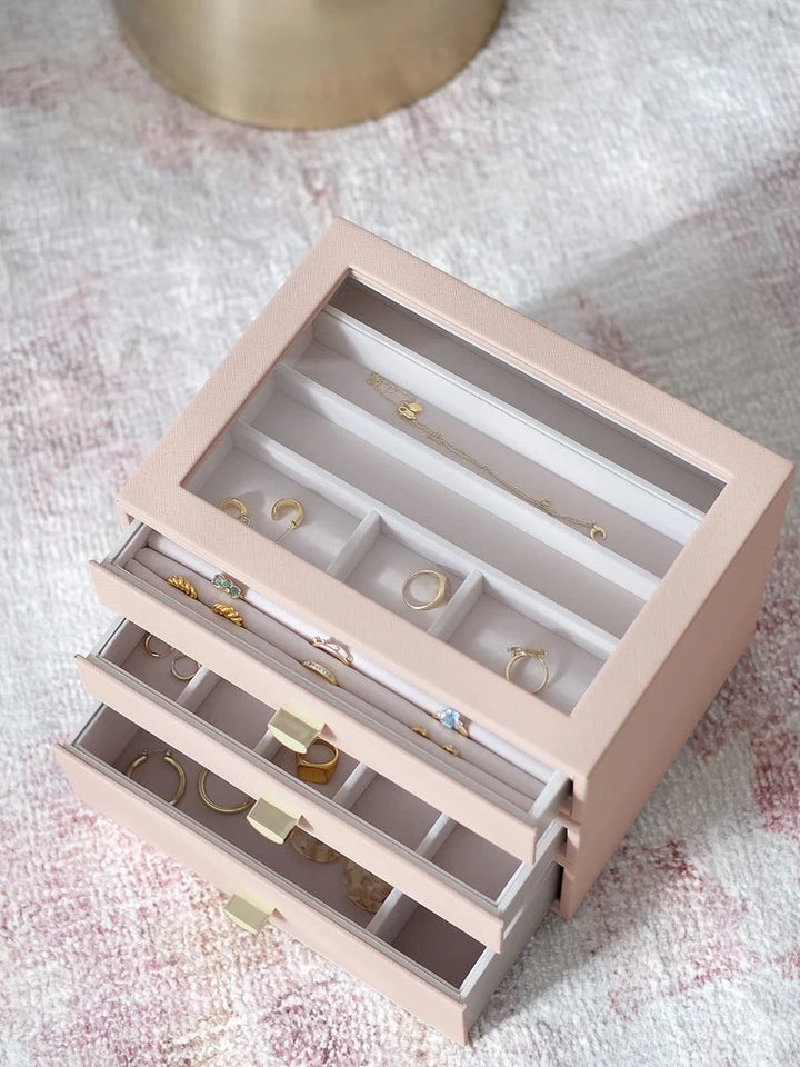 Classic Drawer Jewellery Box Set of 3