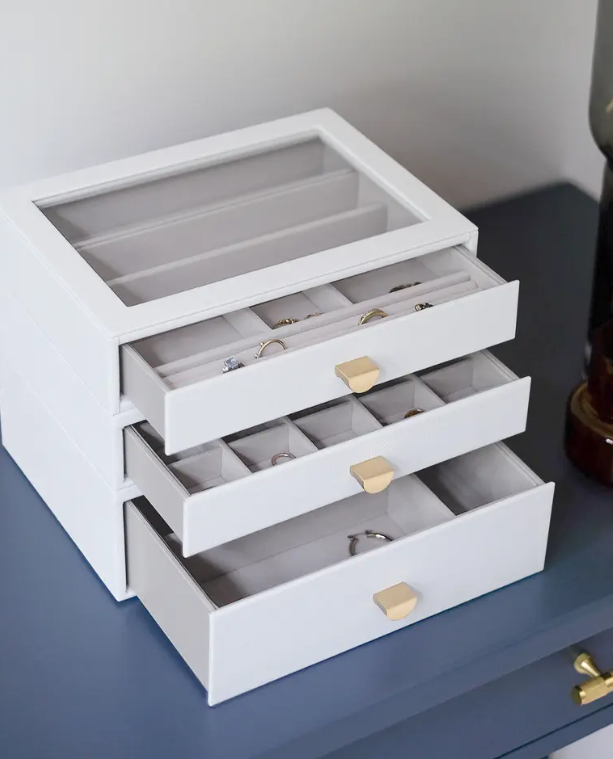 Classic Drawer Jewellery Box Set of 3