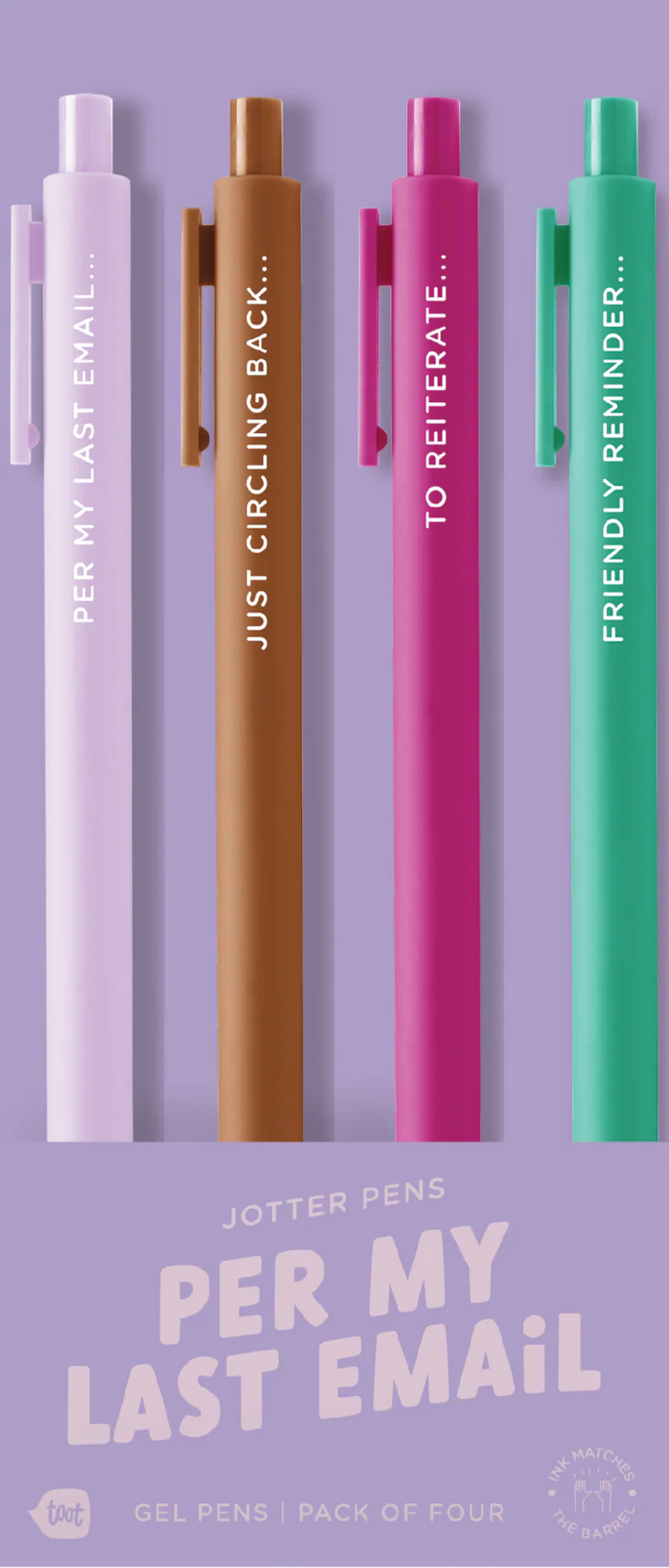 Pen Jotter Sets 4 Pack