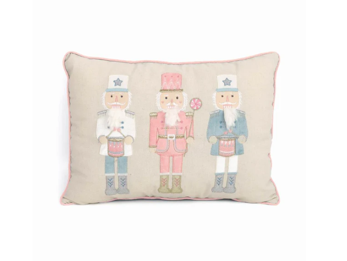 Pillow Nutcracker Lumbar | Winter Blue
