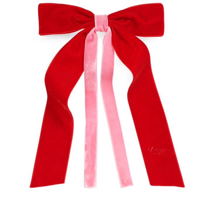 Shiraleah Two-Tone Velvet Bow Clip