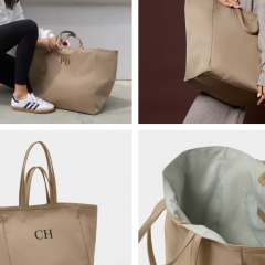 Tote Bag  Nylon-Luxe Oversized