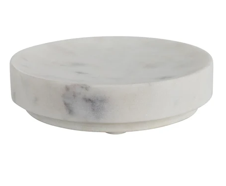 Soap Dish Round Marble