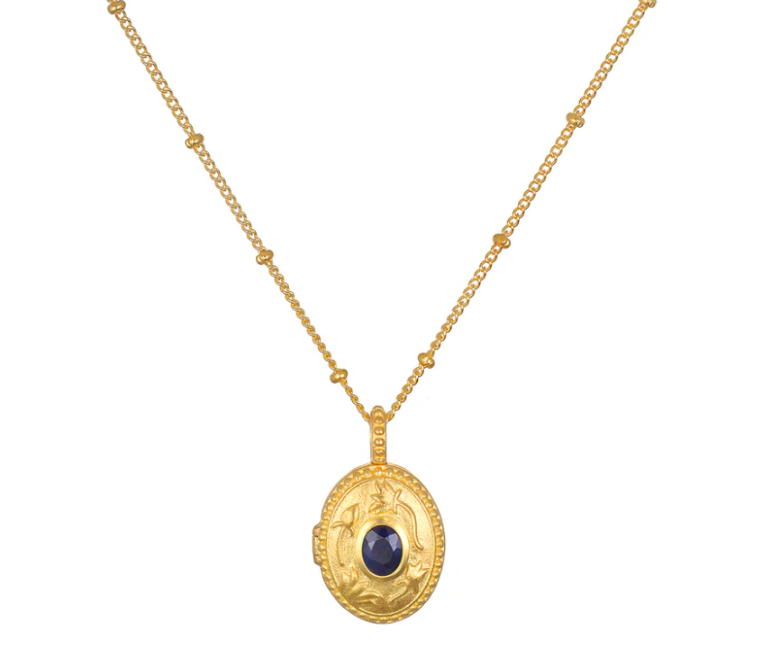 Birthstone Locket Necklace