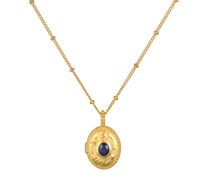 Birthstone Locket Necklace