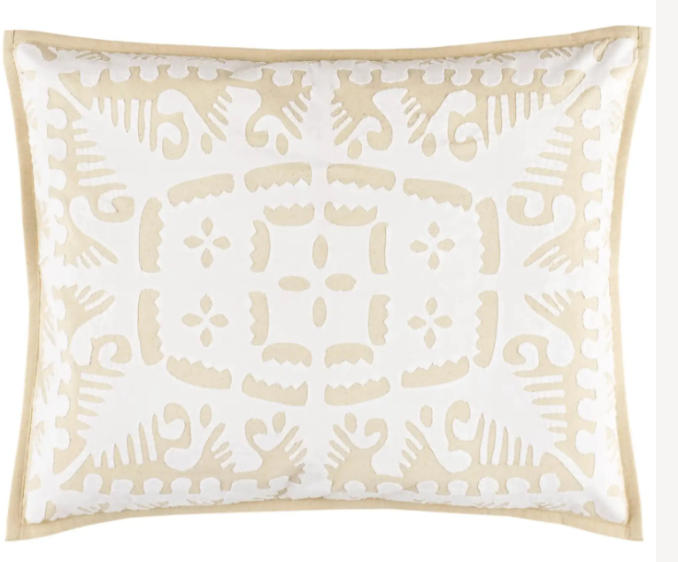 Knight Wood Cutwork Sham