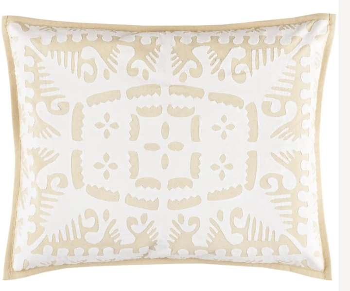 Knight Wood Cutwork Sham