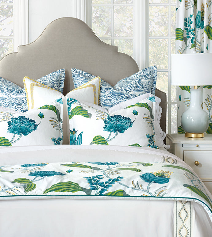 Clementine Embroidered Decorative Pillow