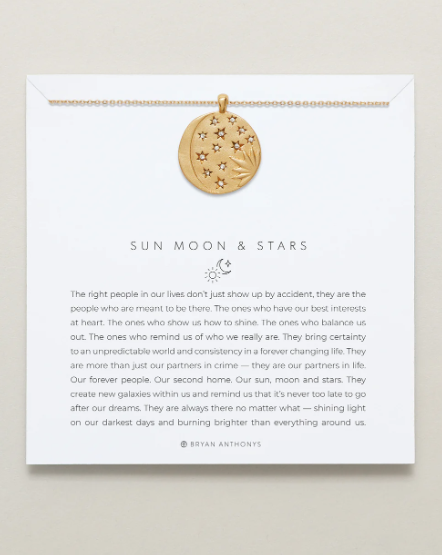 Sun Moon & Stars Necklace