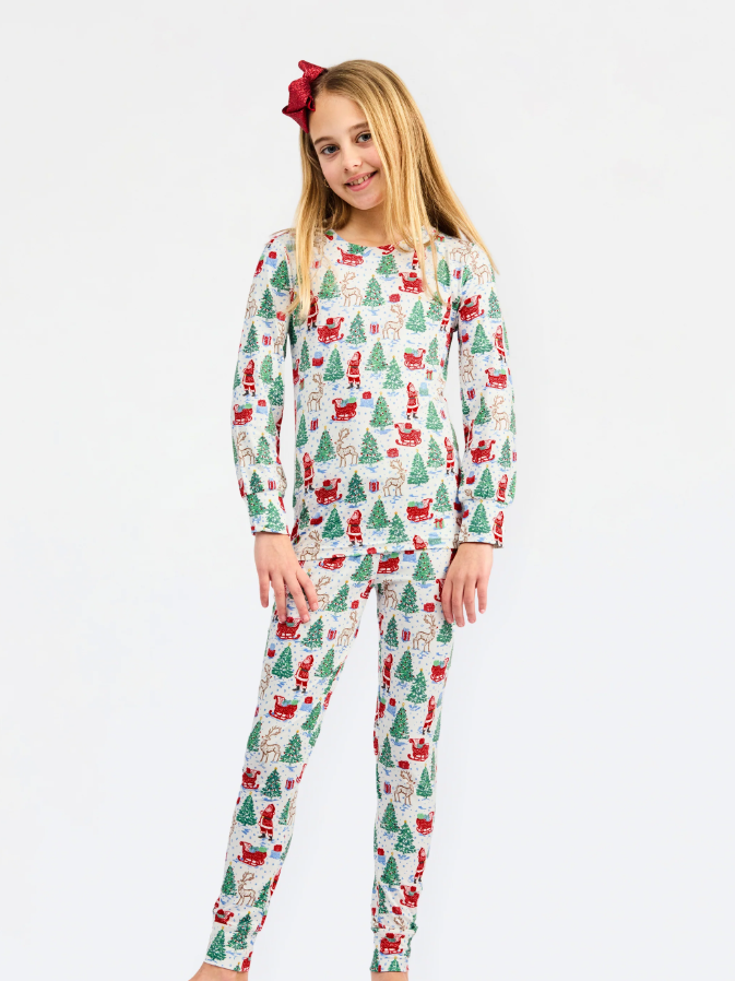 Tidings & Toile Kid's Annie Pajama Set