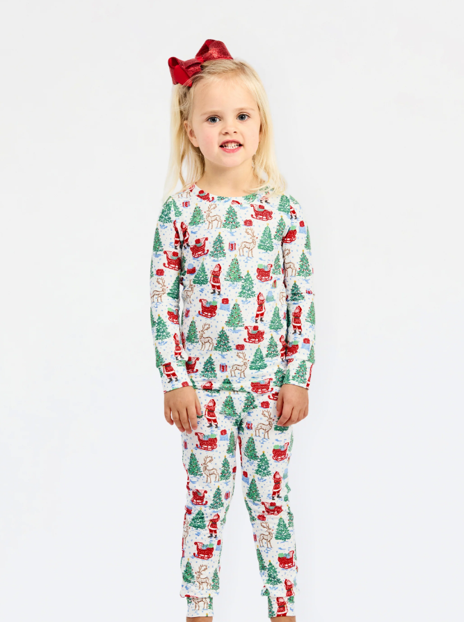Tidings & Toile Annie Toddler Pajama Set