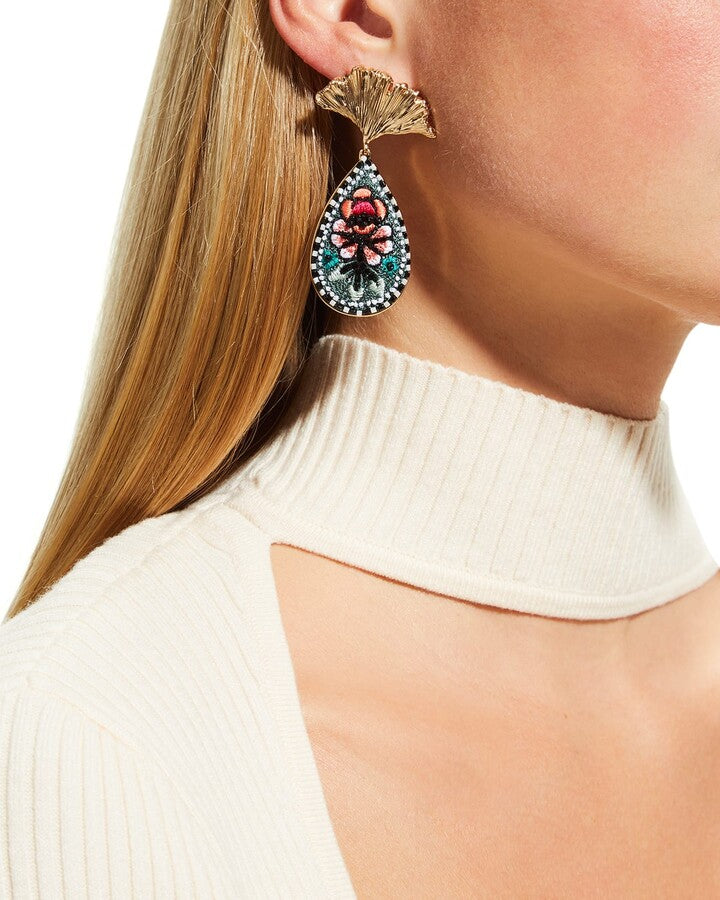 Tulip Drop Multi Earrings