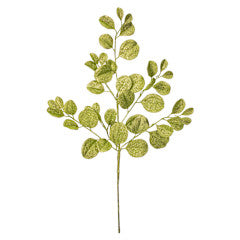 25" Lime Dogwood Glitter Spray (3)