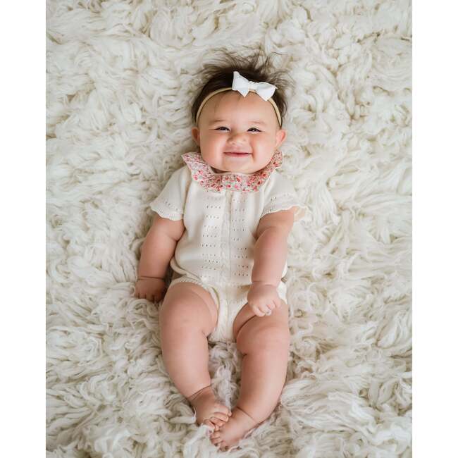 Olivia Knit Bubble Romper