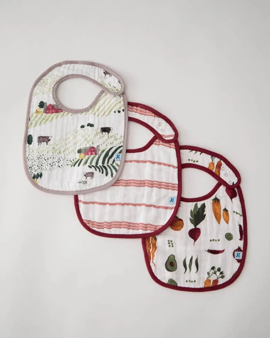 Muslin Bib 3 Pack