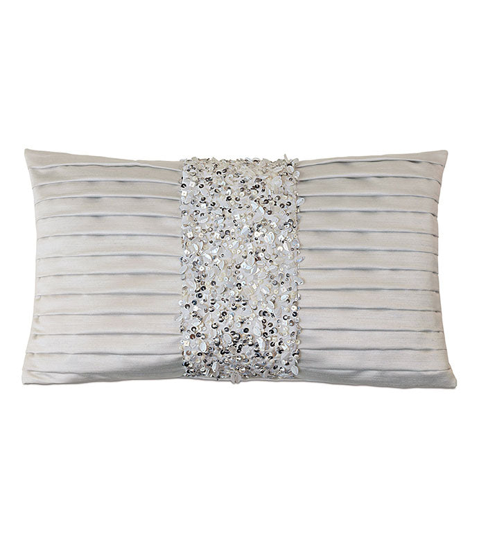 Crystal Platinum Insert Decorative Pillow