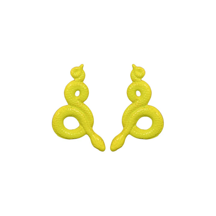 Lime Viper Earrings
