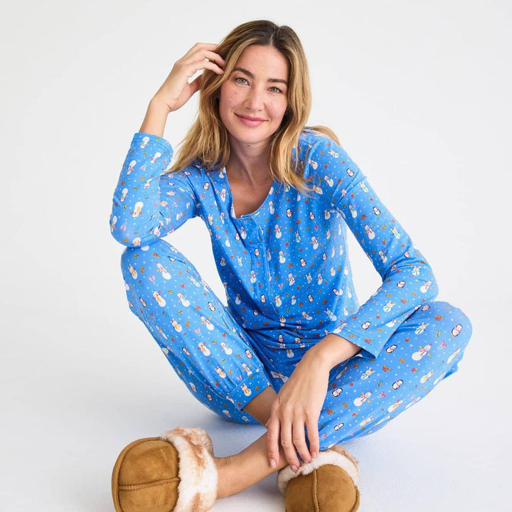 Snow Much Fun Woman Long Sleeve Jogger Set
